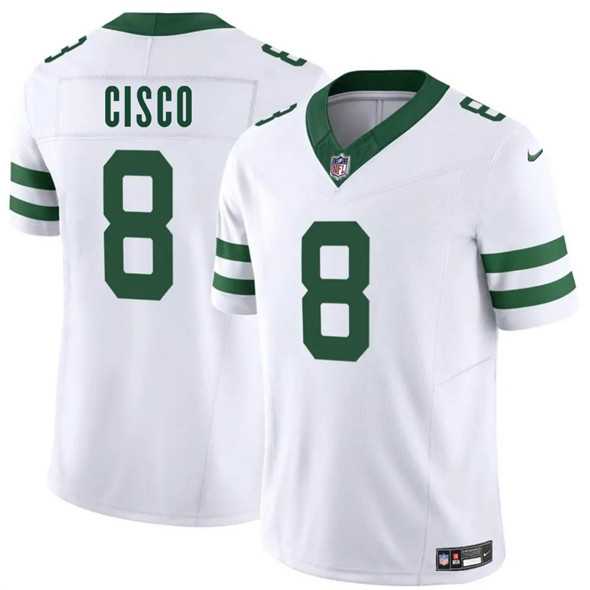 Men & Women & Youth New York Jets #8 Andre Cisco White 2025 F.U.S.E. Vapor Untouchable Limited Stitched Jersey->new york giants->NFL Jersey